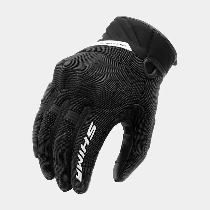 SHIMA_SONIC_GLV_MEN_BLACK WHITE_FRONT