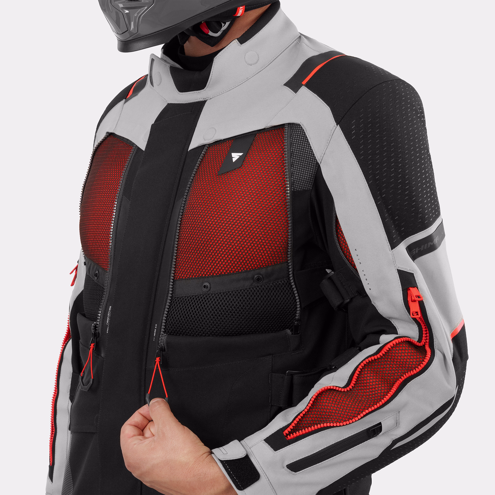 14_SHIMA_HERO 3 G2_MEN_JKT_GREY RED