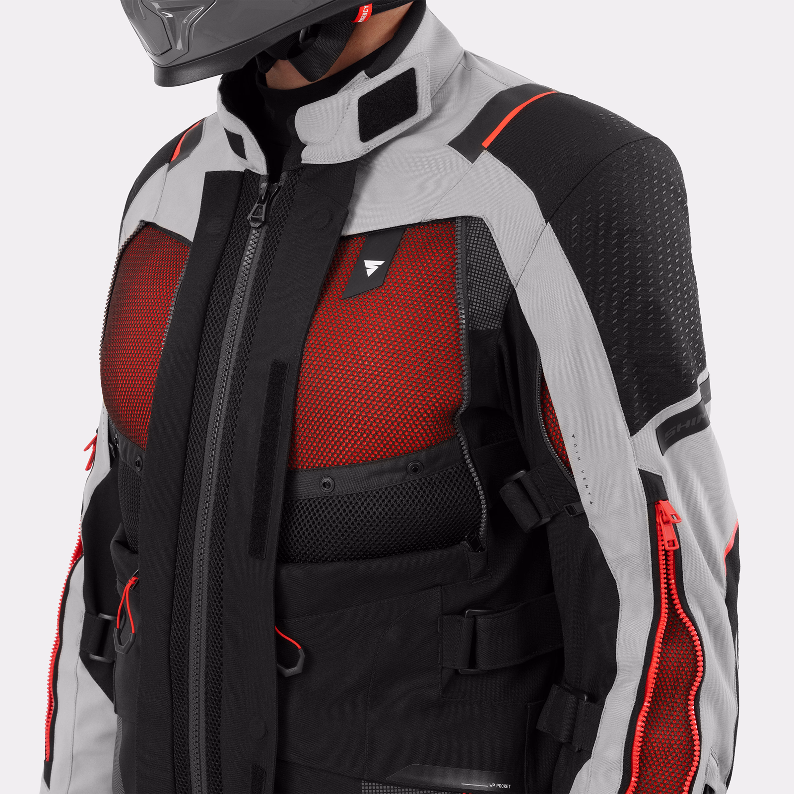15_SHIMA_HERO 3 G2_MEN_JKT_GREY RED