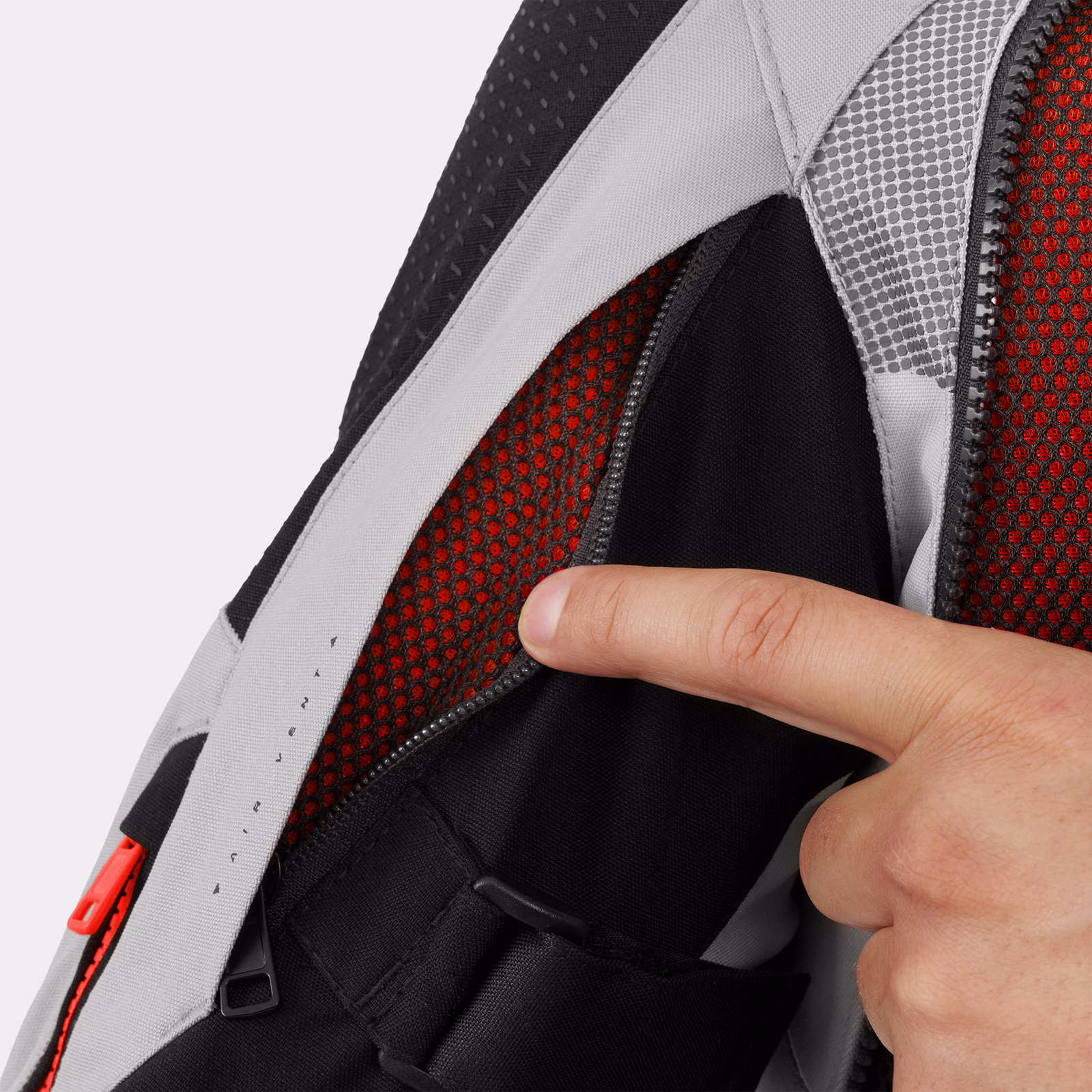 21_SHIMA_HERO 3 G2_MEN_JKT_GREY RED