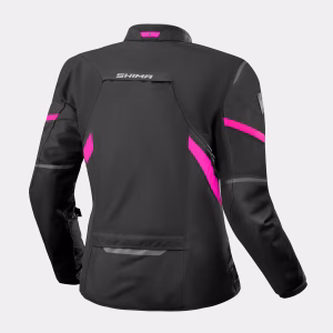 SHIMA_RUSH_JAKET_LADY_PINK_BACK_2500X2500_Motorcycle_Jacket_Women