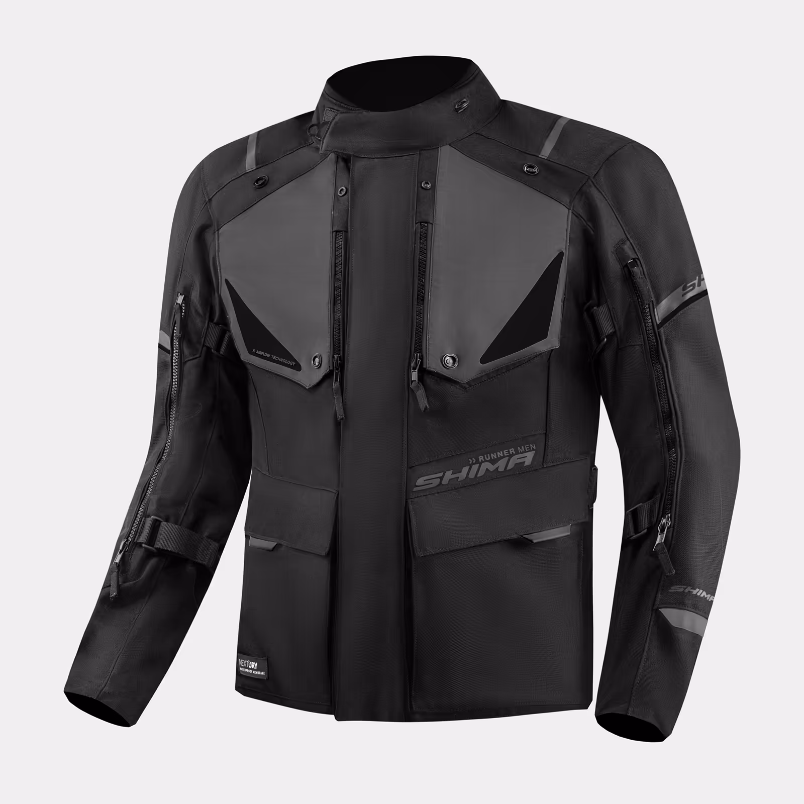 SHIMA_Runner_Jacket_FRONT_BLACK_2500x2500_Motorcycle_Jacket_Men