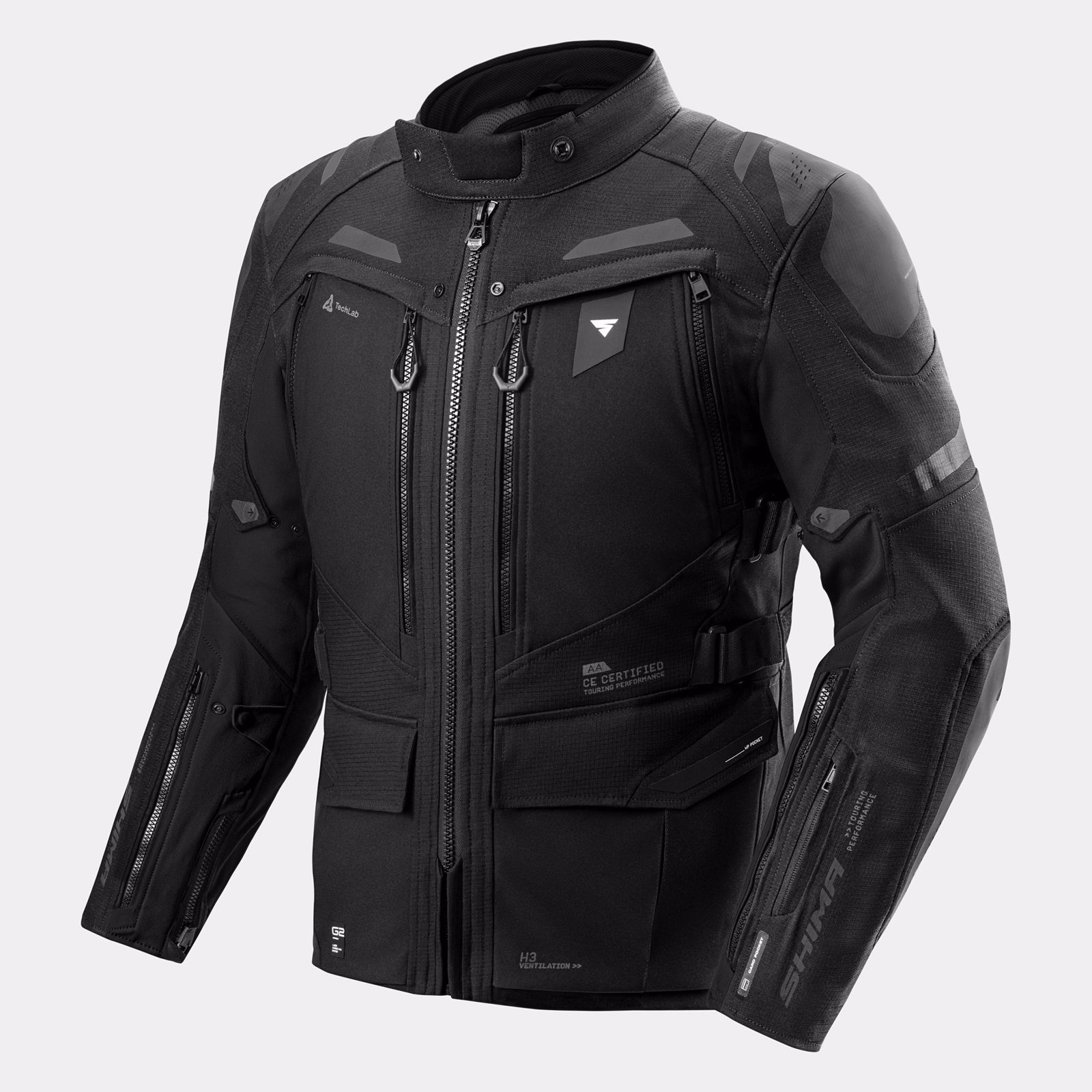 SHIMA_DUNE G2_JKT_MEN_BLACK_FRONT